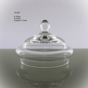13-201 TOP-TAPA CRISTAL H:7 D:15 DBOCA:12,5CM